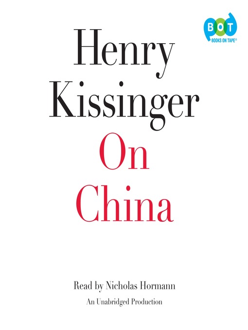 Title details for On China by Henry Kissinger - Wait list